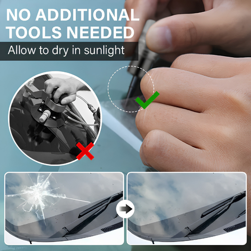 MCBRIDE GlassFix — Windshield Chip & Crack Repair Kit