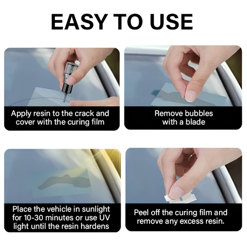 MCBRIDE GlassFix — Windshield Chip & Crack Repair Kit